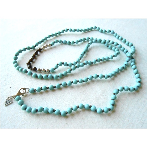 Gioielli SILPADA - Ritirato ~ Collana in argento sterling e pelle turchese
